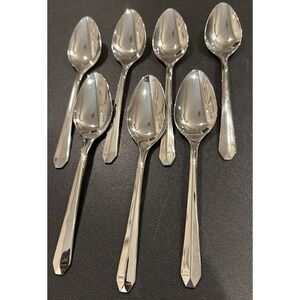Imperial International Status Korea Soup Spoon Spoons Stainless Steel‎ Set Of 7